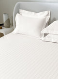 LINEA-BRIGHT WHITE KING BED SHEET SET