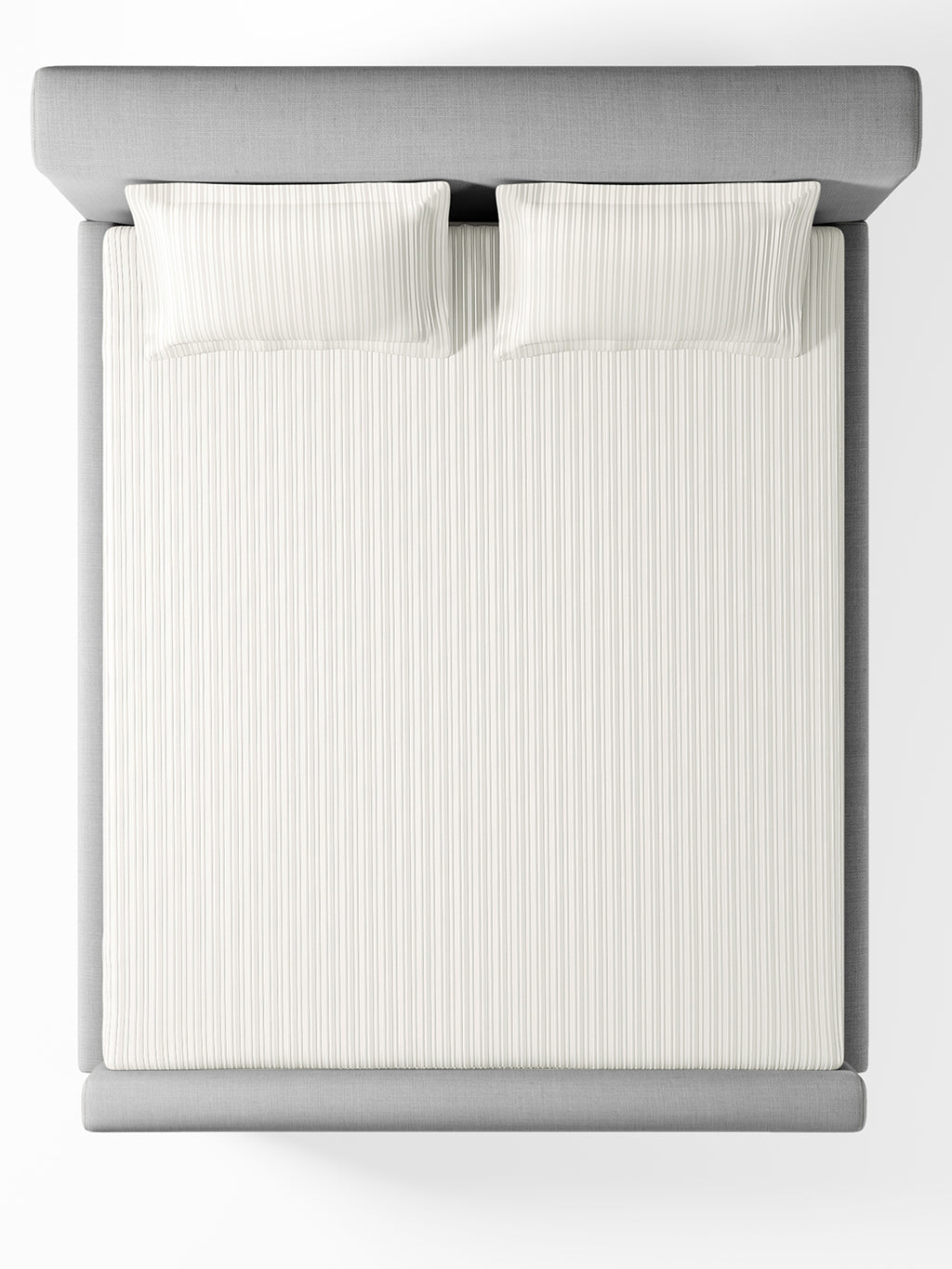 LINEA-BRIGHT WHITE KING BED SHEET SET