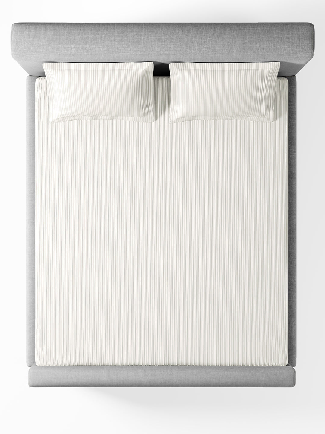 LINEA-BRIGHT WHITE KING BED SHEET SET