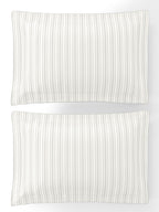 LINEA-BRIGHT WHITE KING BED SHEET SET