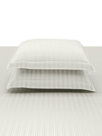 LINEA-BRIGHT WHITE KING BED SHEET SET