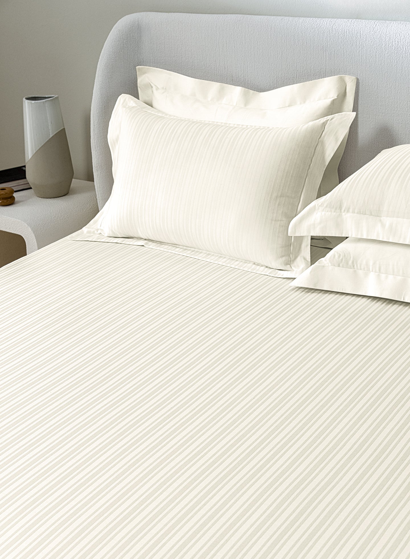LINEA-BUTTERMILK KING BED SHEET SET