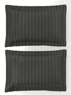 LINEA-CHARCOAL GREY KING BED SHEET SET