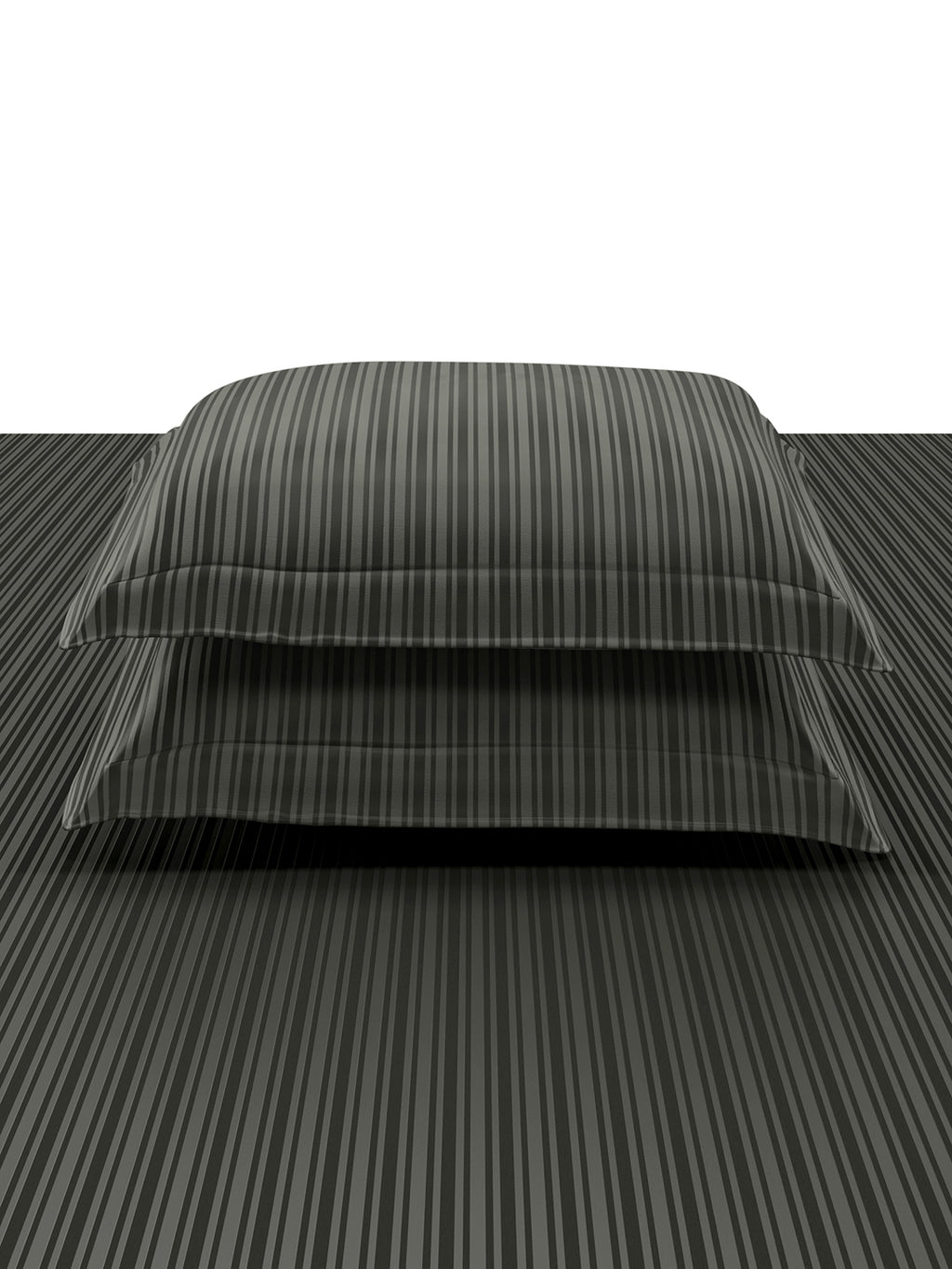 LINEA-CHARCOAL GREY KING BED SHEET SET