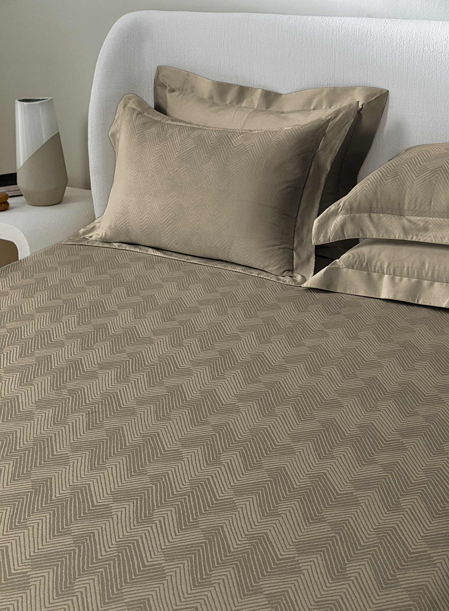 ECHO-ROASTED CASHEW KING BED SHEET SET