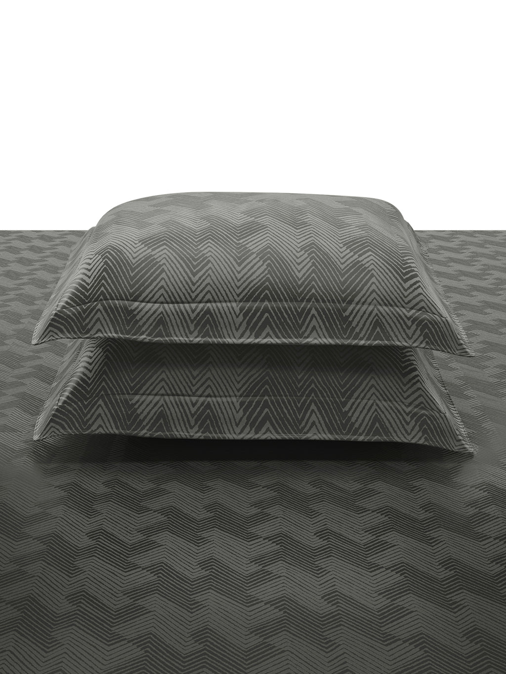 ECHO-CHARCOAL GREY KING BED SHEET SET