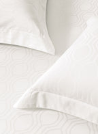THEO-BRIGHT WHITE KING BED SHEET SET