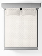 THEO-BRIGHT WHITE KING BED SHEET SET