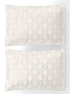 THEO-BRIGHT WHITE KING BED SHEET SET