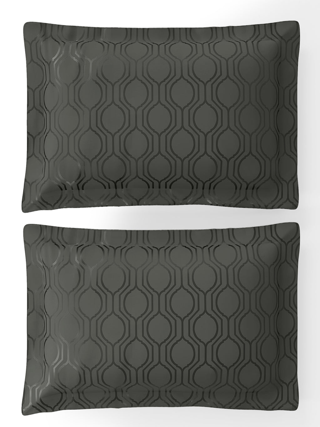 THEO-CHARCOAL GREY KING BED SHEET SET