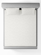 VALENCIA-BRIGHT WHITE KING BED SHEET SET