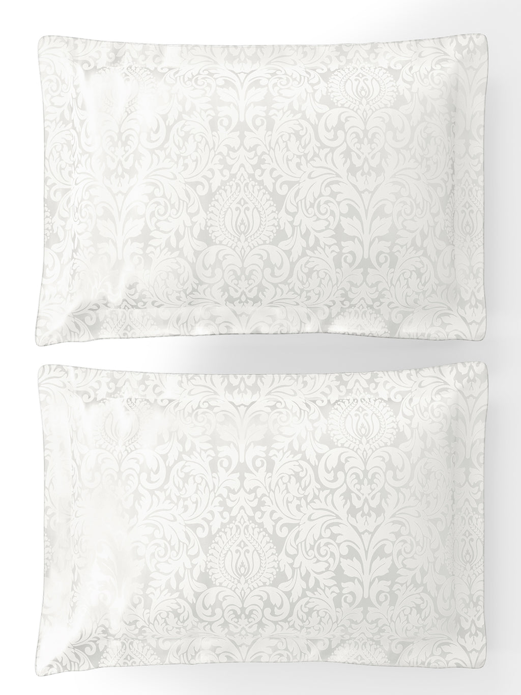 VALENCIA-BRIGHT WHITE KING BED SHEET SET