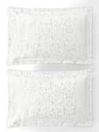 VALENCIA-BRIGHT WHITE KING BED SHEET SET