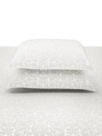VALENCIA-BRIGHT WHITE KING BED SHEET SET