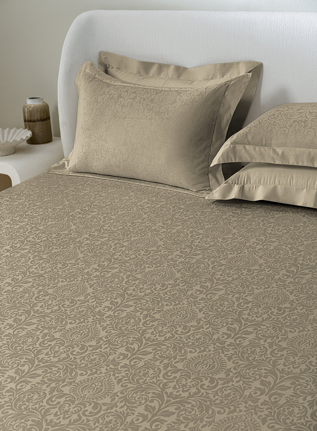 VALENCIA-ROASTED CASHEW KING BED SHEET SET