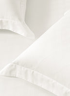 ARCADIA-BRIGHT WHITE KING BED SHEET SET