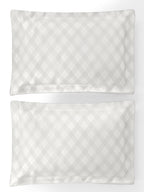 ARCADIA-BRIGHT WHITE KING BED SHEET SET