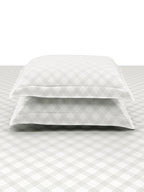 ARCADIA-BRIGHT WHITE KING BED SHEET SET