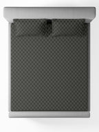 ARCADIA-CHARCOAL GREY KING BED SHEET SET