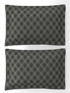 ARCADIA-CHARCOAL GREY KING BED SHEET SET