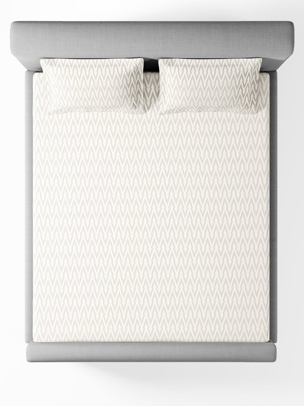 MILO-BRIGHT WHITE KING BED SHEET SET