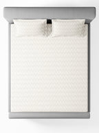 MILO-BRIGHT WHITE KING BED SHEET SET