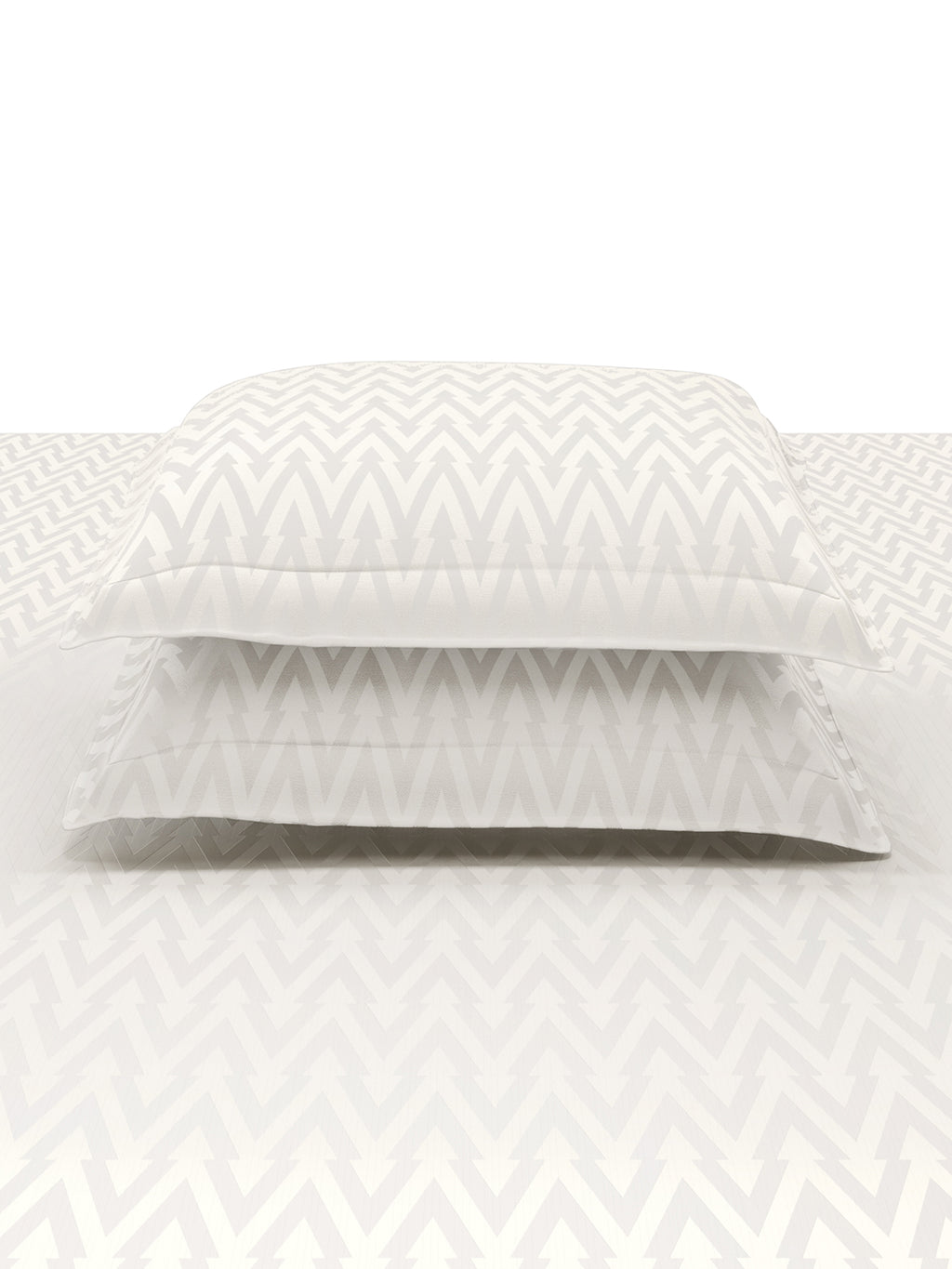 MILO-BRIGHT WHITE KING BED SHEET SET