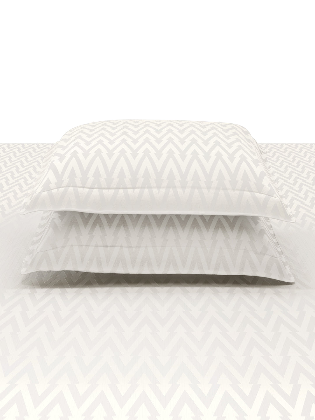 MILO-BRIGHT WHITE KING BED SHEET SET
