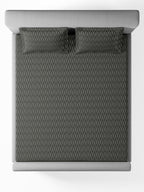 MILO-CHARCOAL GREY KING BED SHEET SET