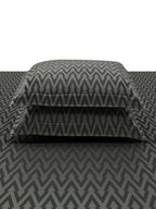 MILO-CHARCOAL GREY KING BED SHEET SET