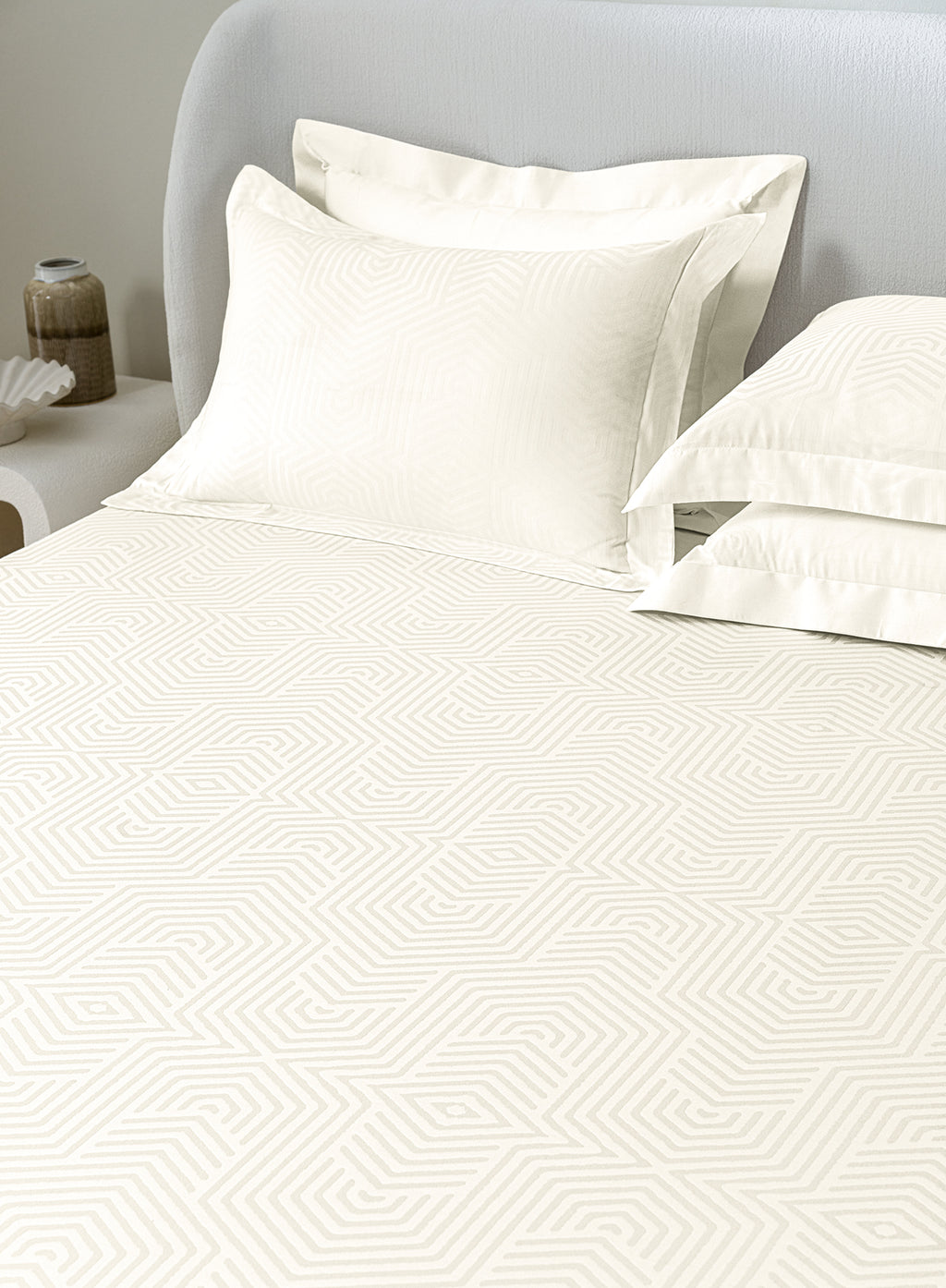 TESSA-BUTTERMILK KING BED SHEET SET