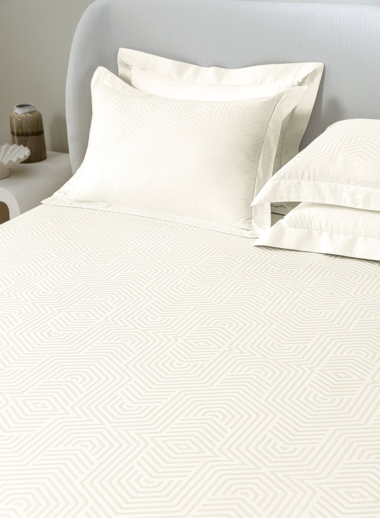 TESSA-BUTTERMILK KING BED SHEET SET