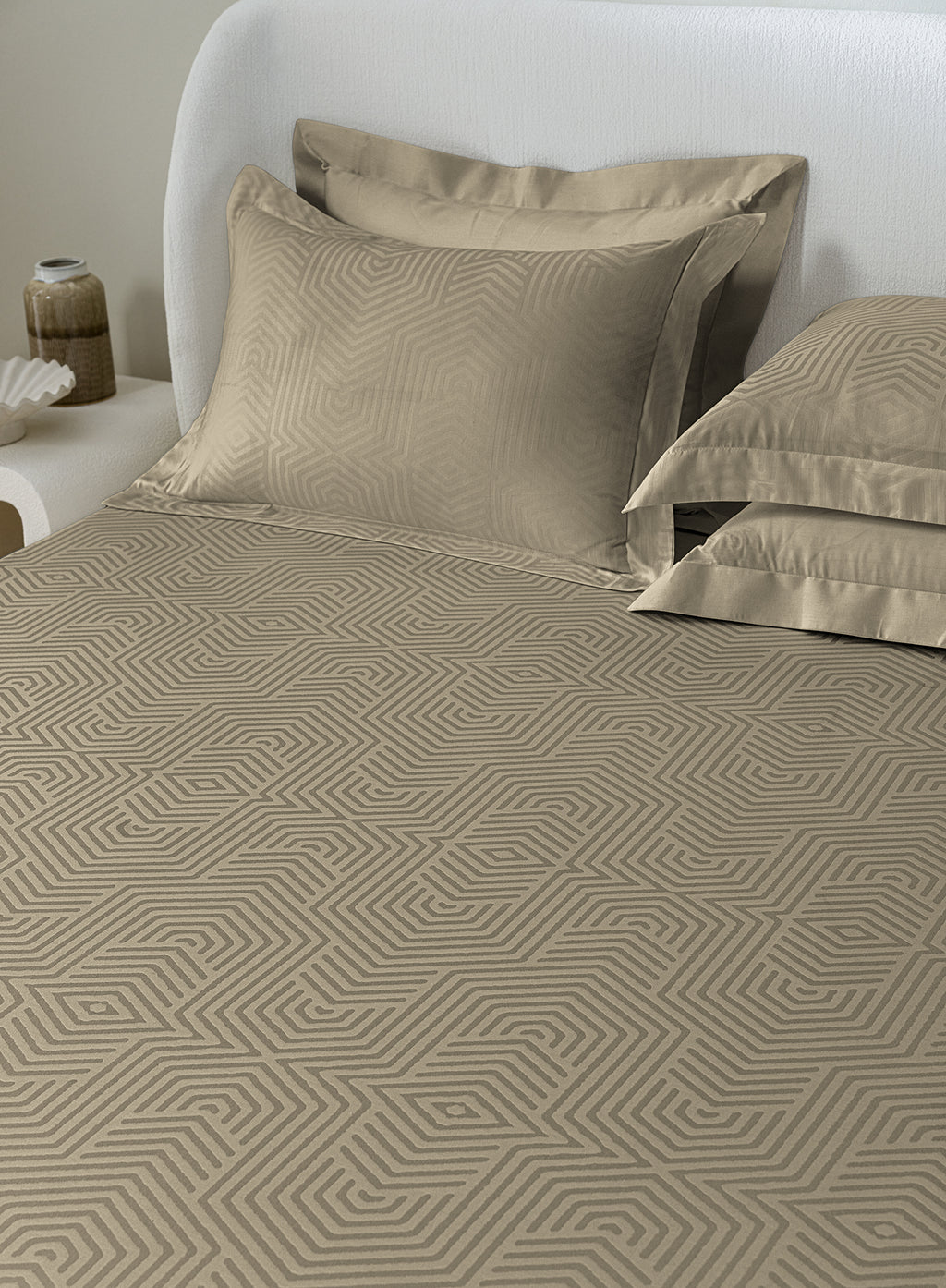 TESSA-ROASTED CASHEW KING BED SHEET SET