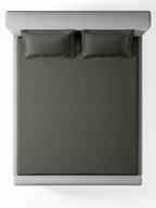 TESSA-CHARCOAL GREY KING BED SHEET SET