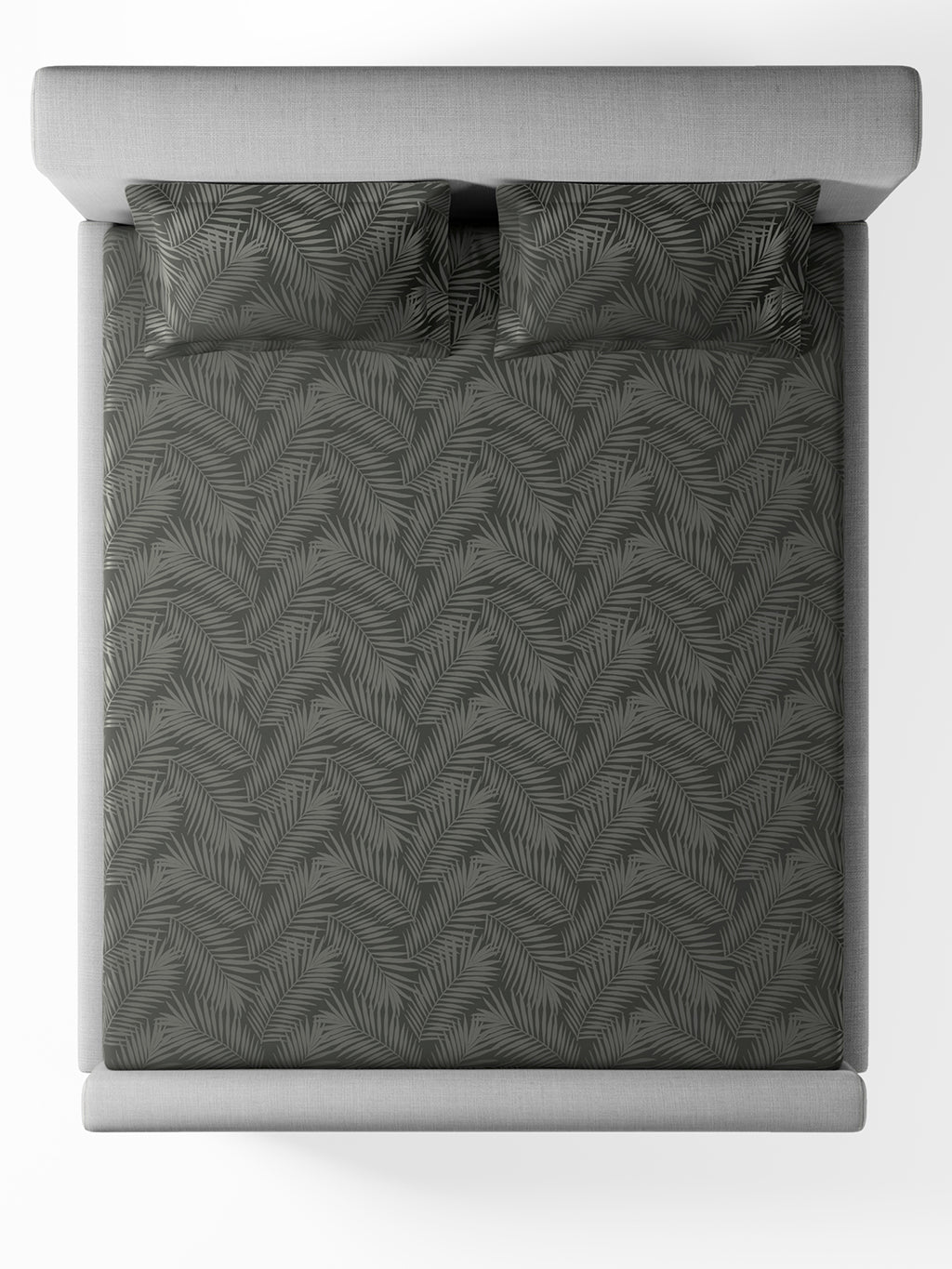 CALYPSO-CHARCOAL GREY KING BED SHEET SET
