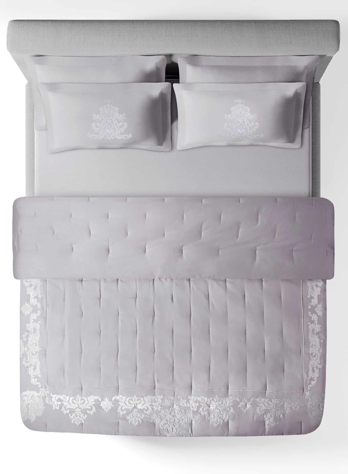 IMPERIAL-NEW GREY DOUBLE COMFORTER BEDDING SET