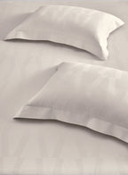STREAK-BRIGHT WHITE KING BED SHEET SET