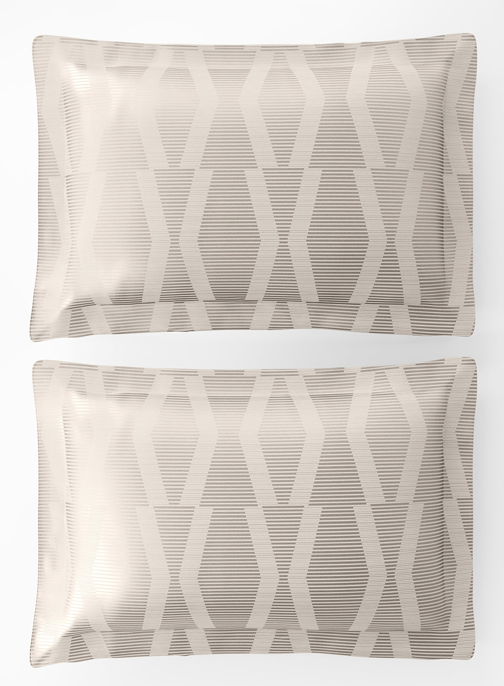 STREAK-BRIGHT WHITE KING BED SHEET SET