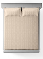 STREAK-BUTTERMILK KING BED SHEET SET