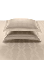 STREAK-BUTTERMILK KING BED SHEET SET