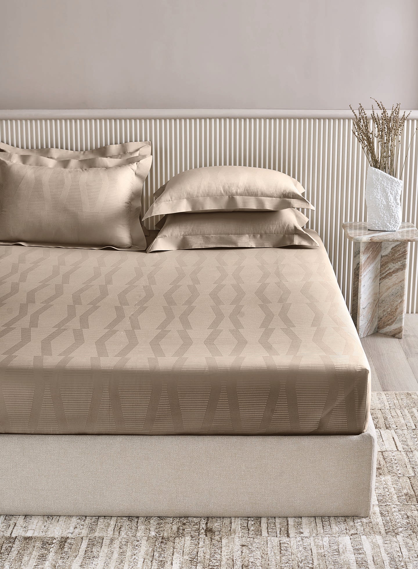 STREAK-SAFARI KING BED SHEET SET