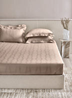 STREAK-PINK TINT KING BED SHEET SET