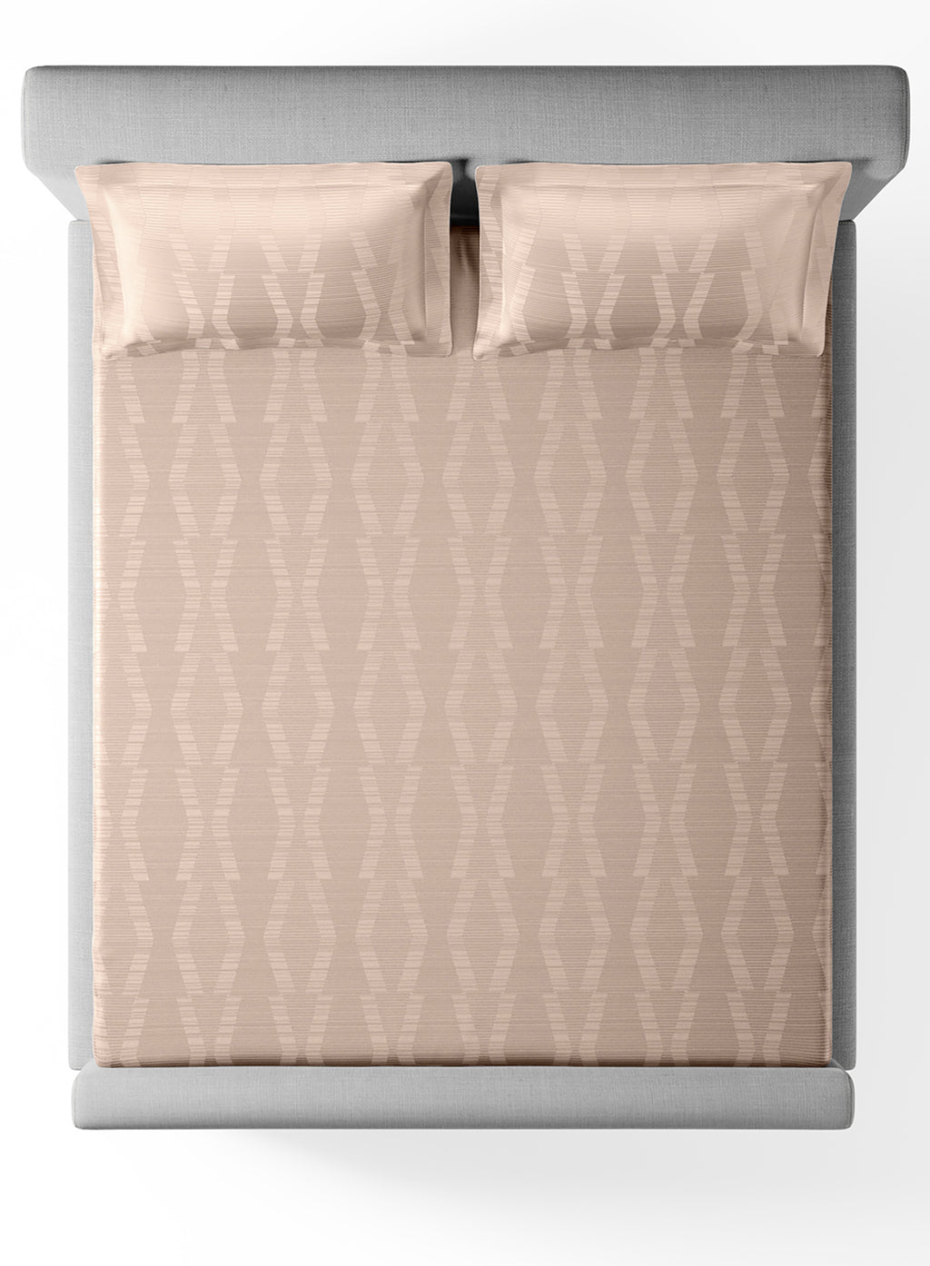 STREAK-PINK TINT KING BED SHEET SET