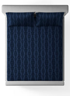 STREAK-BLUE OPAL KING BED SHEET SET