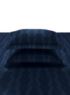 STREAK-BLUE OPAL KING BED SHEET SET
