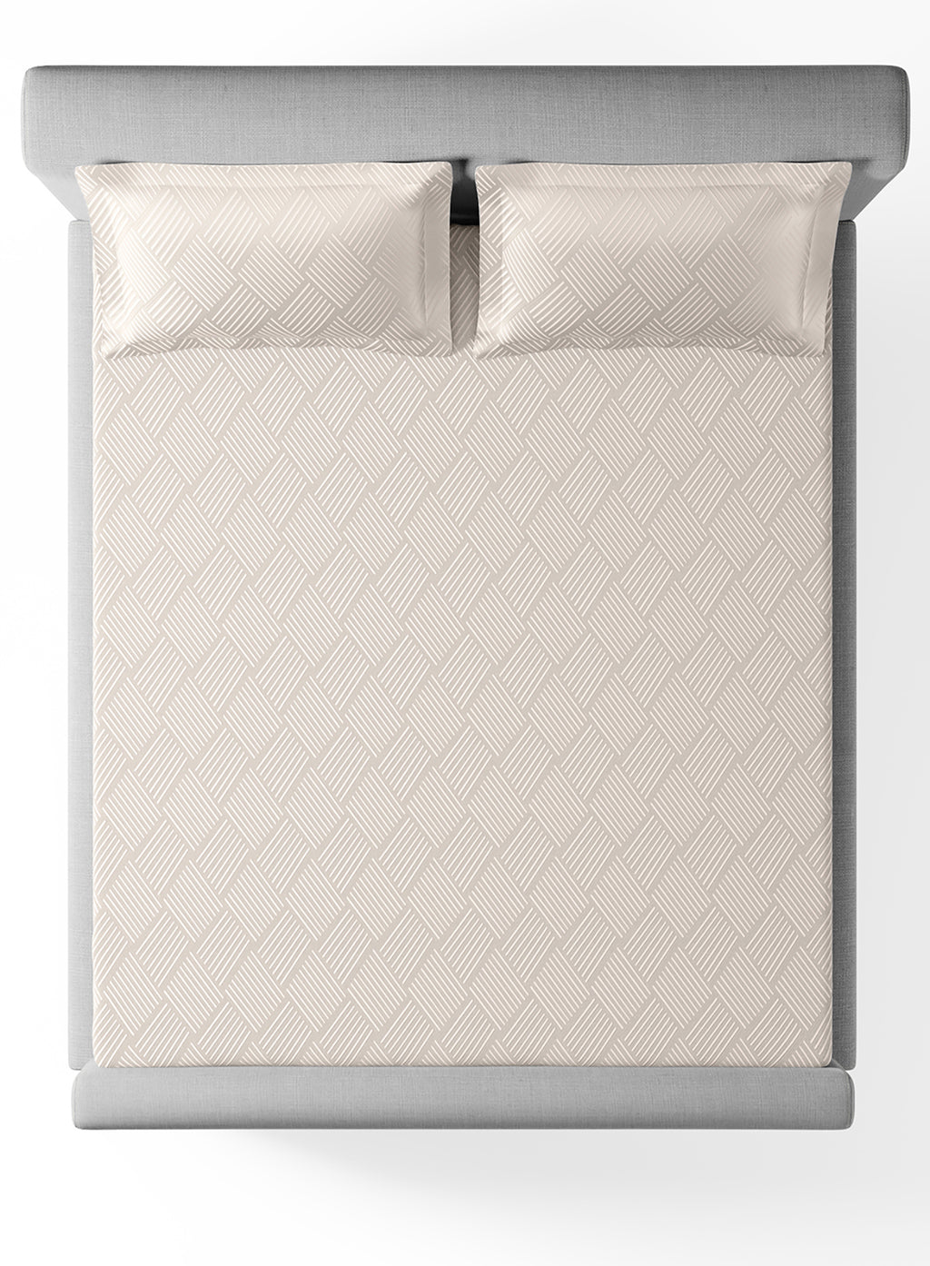 NEXUS-BRIGHT WHITE KING BED SHEET SET