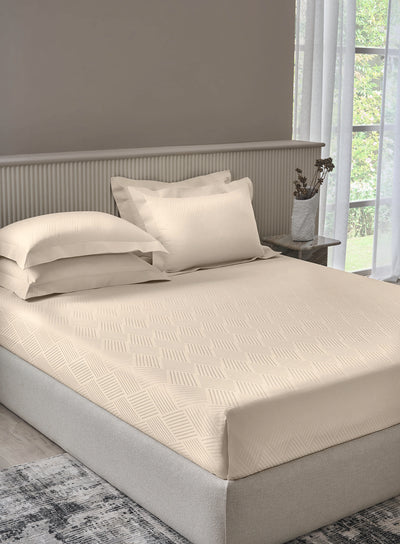 NEXUS-BUTTERMILK KING BED SHEET SET