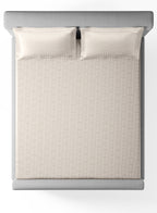 RAVEL-BRIGHT WHITE KING BED SHEET SET