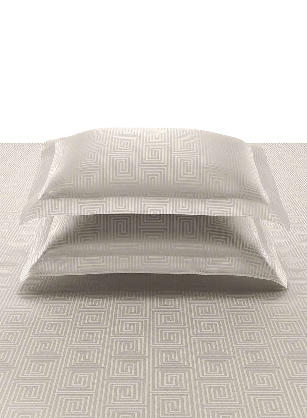 RAVEL-BRIGHT WHITE KING BED SHEET SET