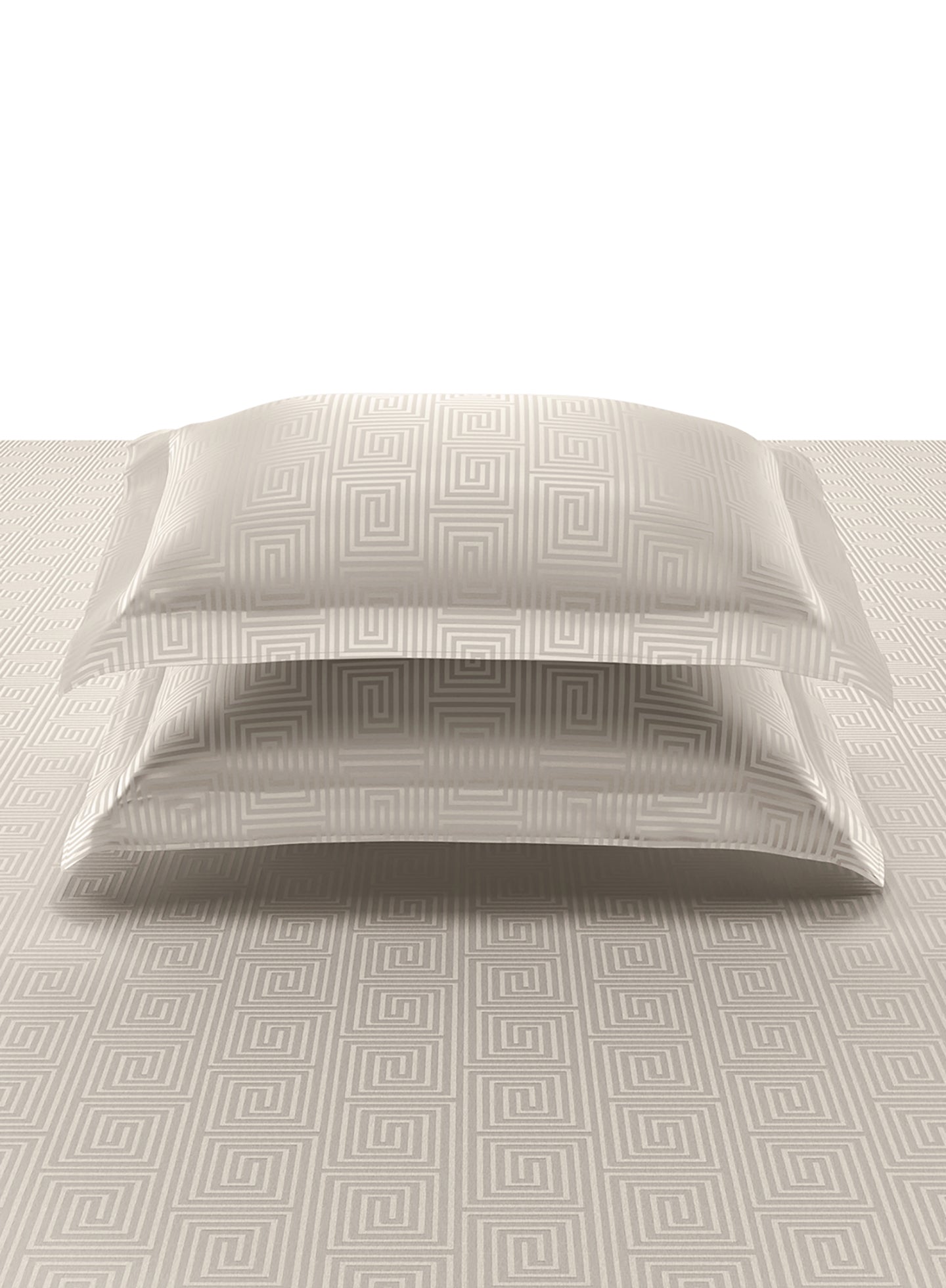 RAVEL-BRIGHT WHITE KING BED SHEET SET